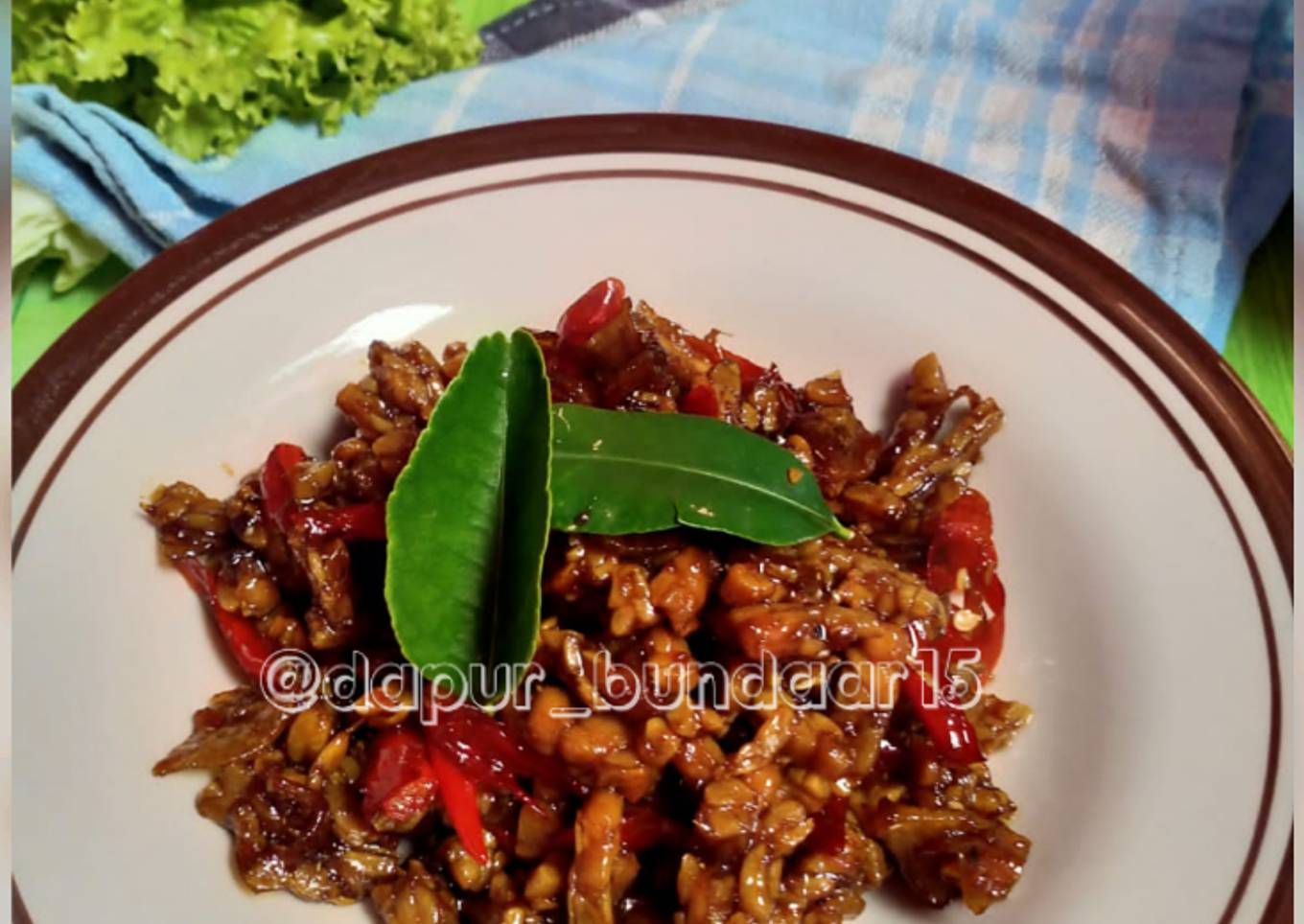 Kering Tempe kentang manis
