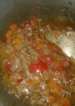 Foto resep Daging sapi saos tiram