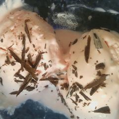A picture of Homemade icecream without condensed milk.