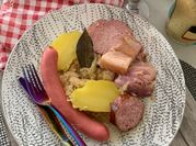 Une photo de saucisse knacki