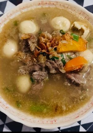 Foto resep Sop iga telur puyuh
