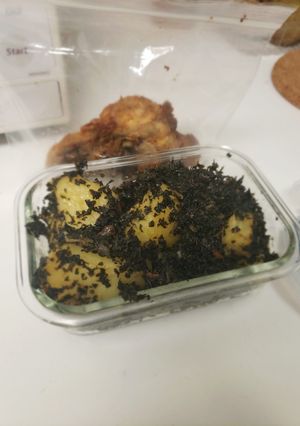 A picture of Irish potato veggie porridge.