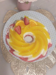 صورة لوصفة تحلية الطبقات 🍓🍊🥛