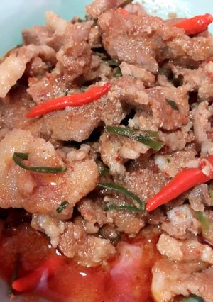 A picture of Panaeng Pork Curry.