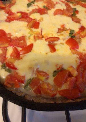 Una foto de Tarta Caprese