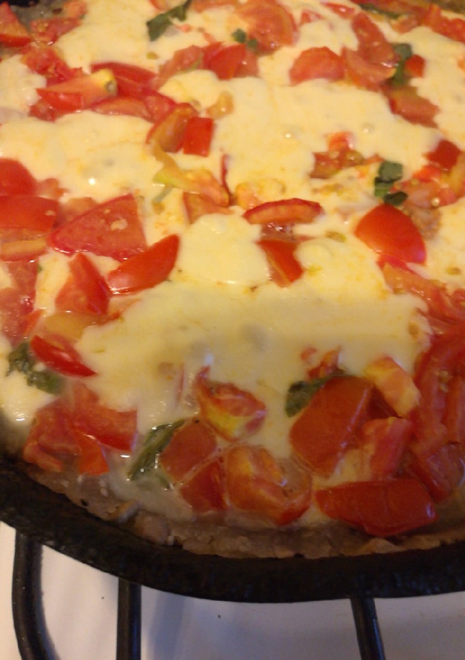Una foto de Tarta Caprese