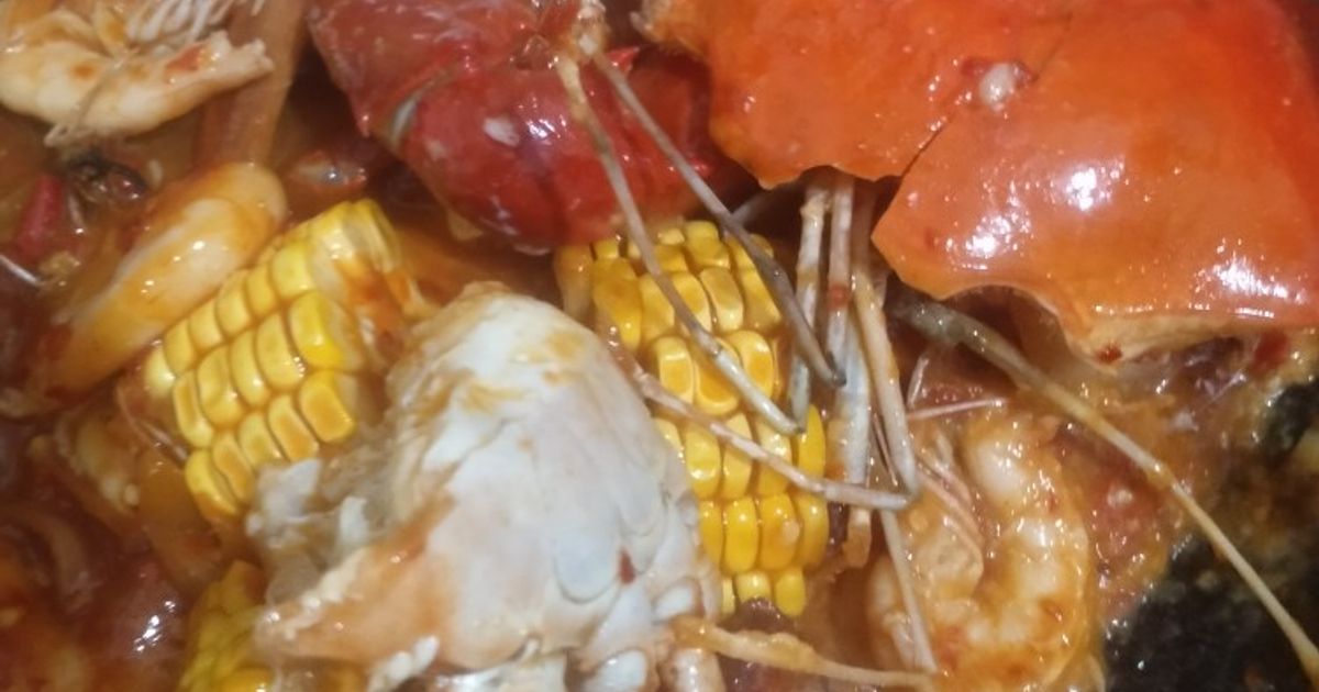 Kepiting saous padang/seafood saos padang simpel