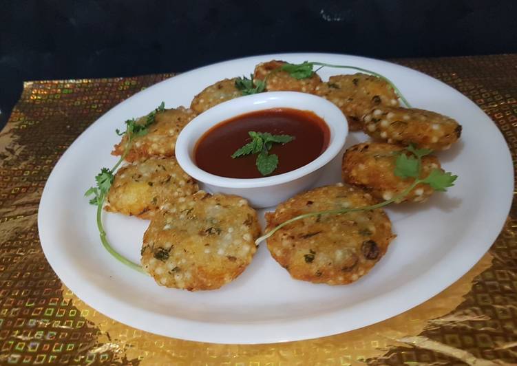 Step-by-Step Guide to Make Quick Sabudana Aloo tikki recipe | sabudana vada recipe | #GA4 #WEEK6 #Navratri