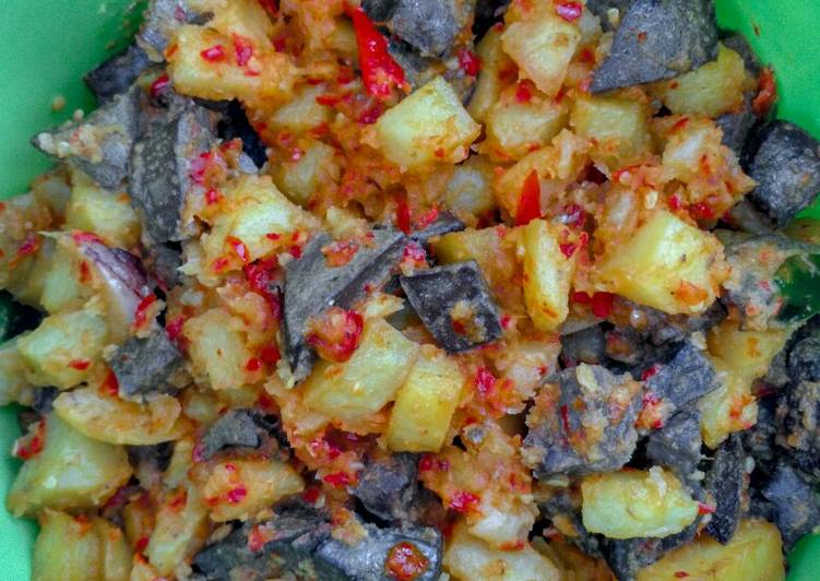 Resep Sambel goreng hati kambing Anti Gagal