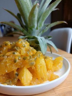 Une photo de 🌴 Ananas flambée Passion Coco