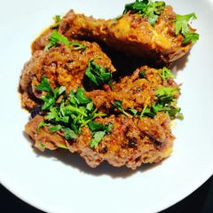 A picture of Fried Spicy Chicken Drumsticks.