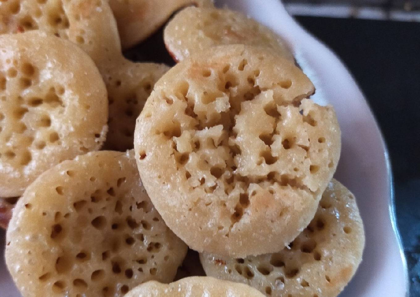 Kue cubit no mixer takaran sendok