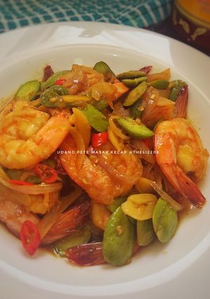 Foto resep Udang pete masak kecap