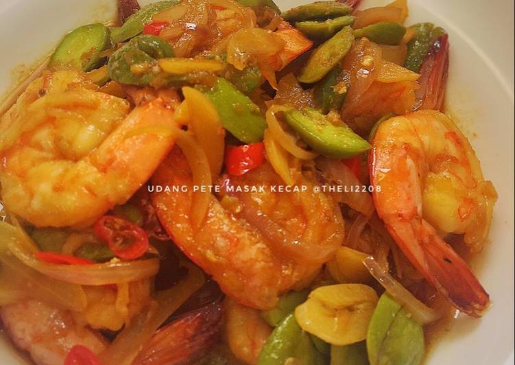Resep Udang pete masak kecap yang Sempurna