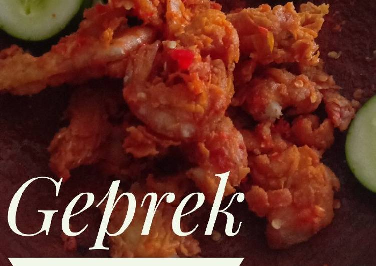 Langkah Mudah untuk Menyiapkan Geprek Udang yang Bikin Ngiler