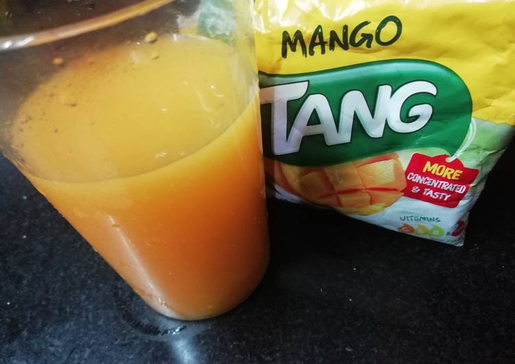 Recipe of Ultimate Orange juice With tang