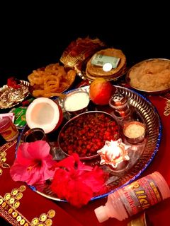 नवरात्रि स्पेशल कन्या भोग थाली (Navratri special kanya blog thali recipe in Hindi) रेसिपी मुख्य फोटो