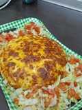 Pastel de Queso, Cebolla y Bacon