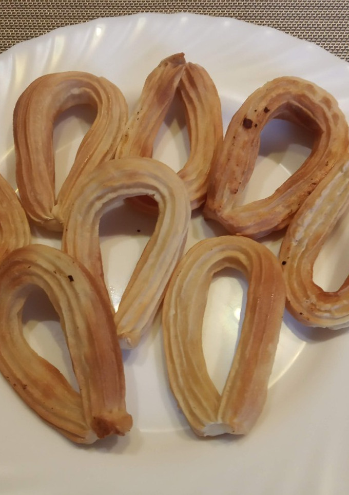 Una foto de Churros congelados en freidora de aire