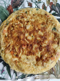 Una foto de Tortilla de vieiras