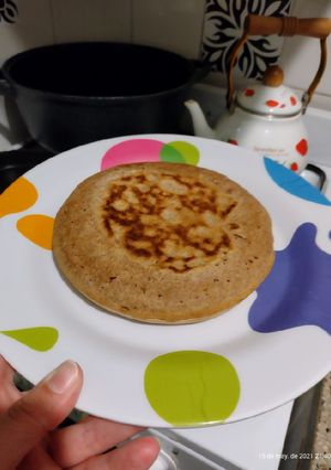 Una foto de Pan integral exprés, en sartén