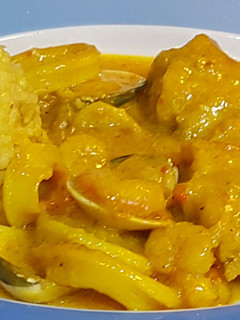 Una foto de Suquet de rape al Oporto con risotto