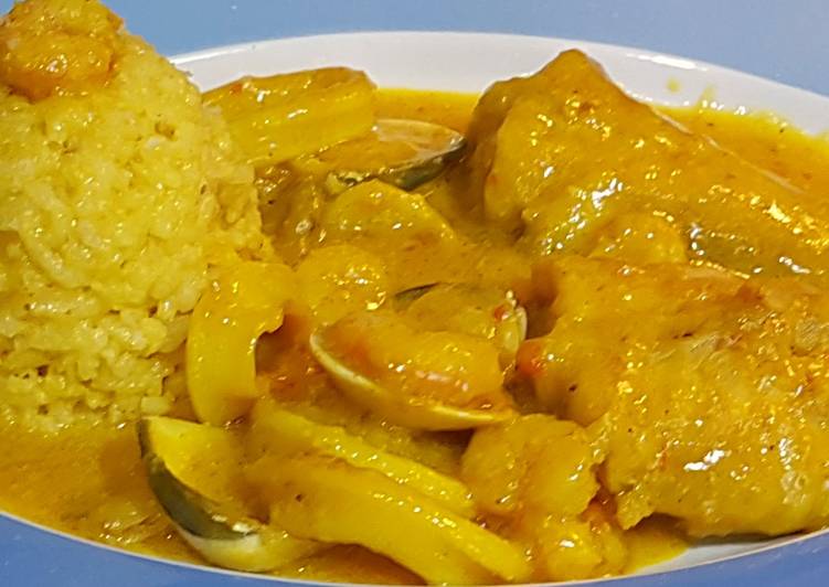 Suquet de rape al Oporto con risotto