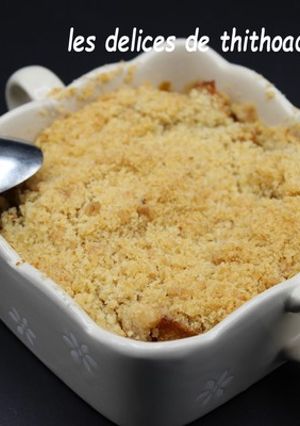 Une photo de Crumble pommes et caramel