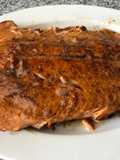 Salmón al sartén con piel crocante