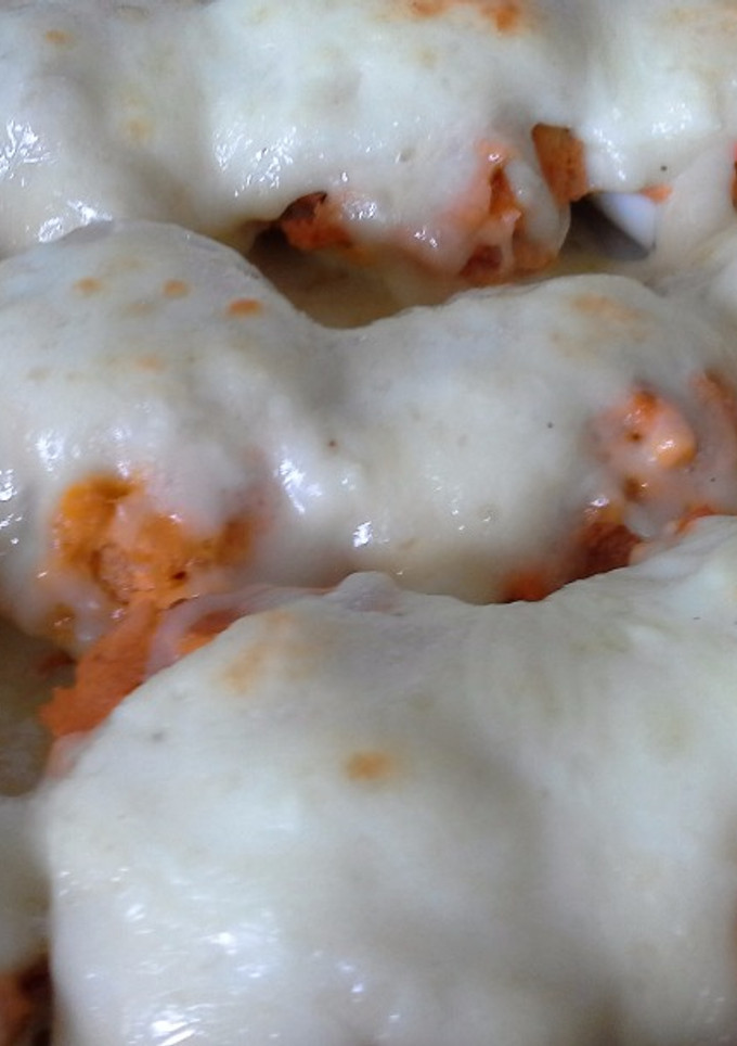 Una foto de Huevos rellenos gratinados