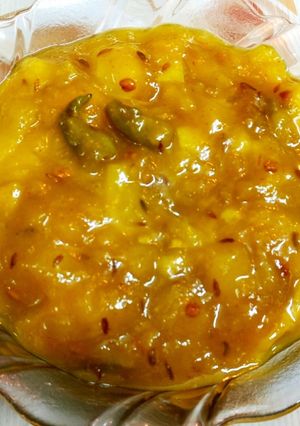 A picture of Instant Sweet Mango Pickle/ Launji.