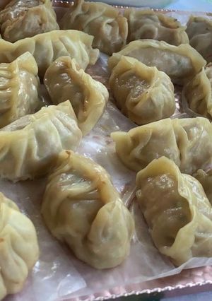 Una foto de Gyozas de pollo