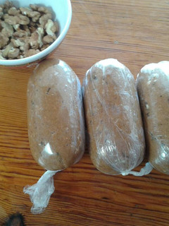 Una foto de Gofio con miel y almendras