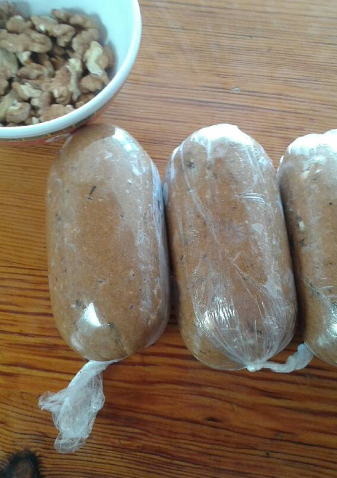 Una foto de Gofio con miel y almendras