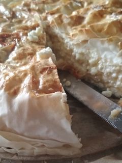 Túrós burek édesen recept fotója