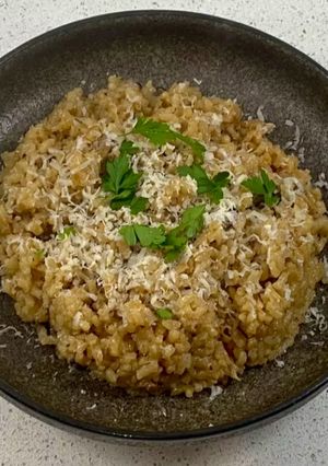 A picture of Porcini risotto.