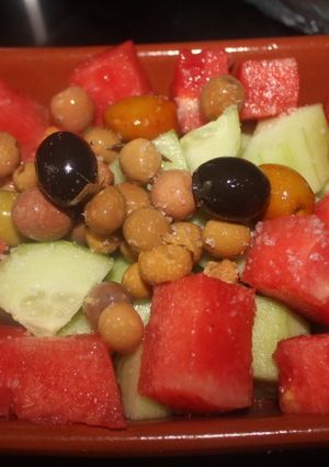 Una foto de Ensalada de fruta
