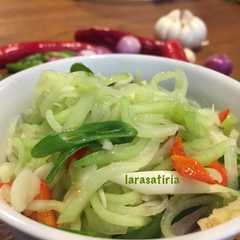 A picture of Tumis Labu Siam.