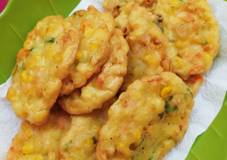 Resep 83. Bakwan Jagung 💚 Anti Gagal