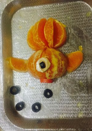 صورة لوصفة تزيين الفواكه🎄🐟🐠