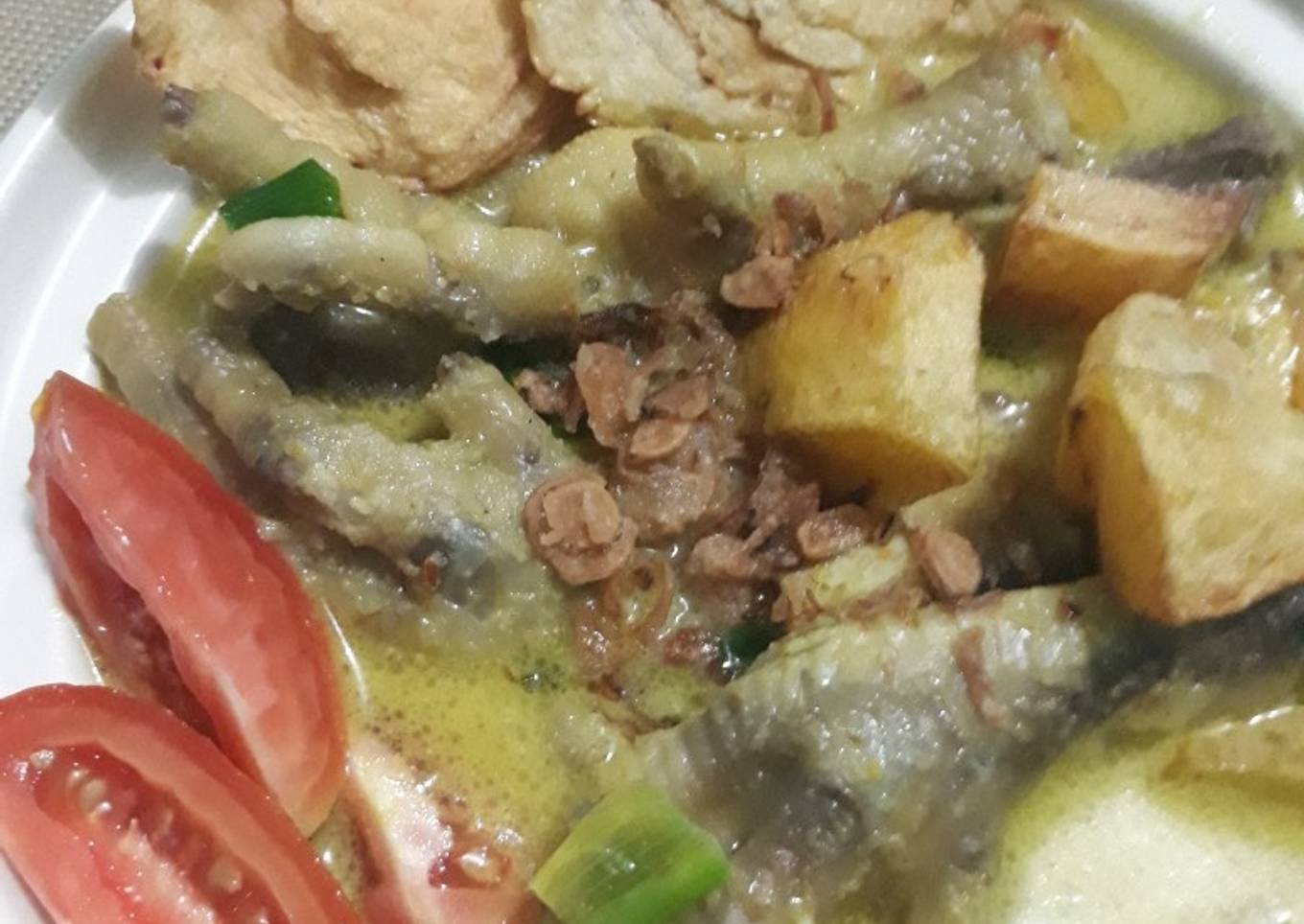 Ceker Bumbu Soto Medan