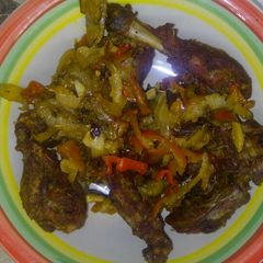 Peppered chicken A picture of Peppered chicken.