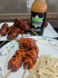A picture of Ground Beef Skewers.