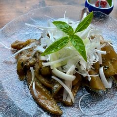Steamed Eggplants with Sonia’s Pesto A picture of Steamed Eggplants with Sonia’s Pesto.