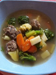 Foto resep Soup daging tumis