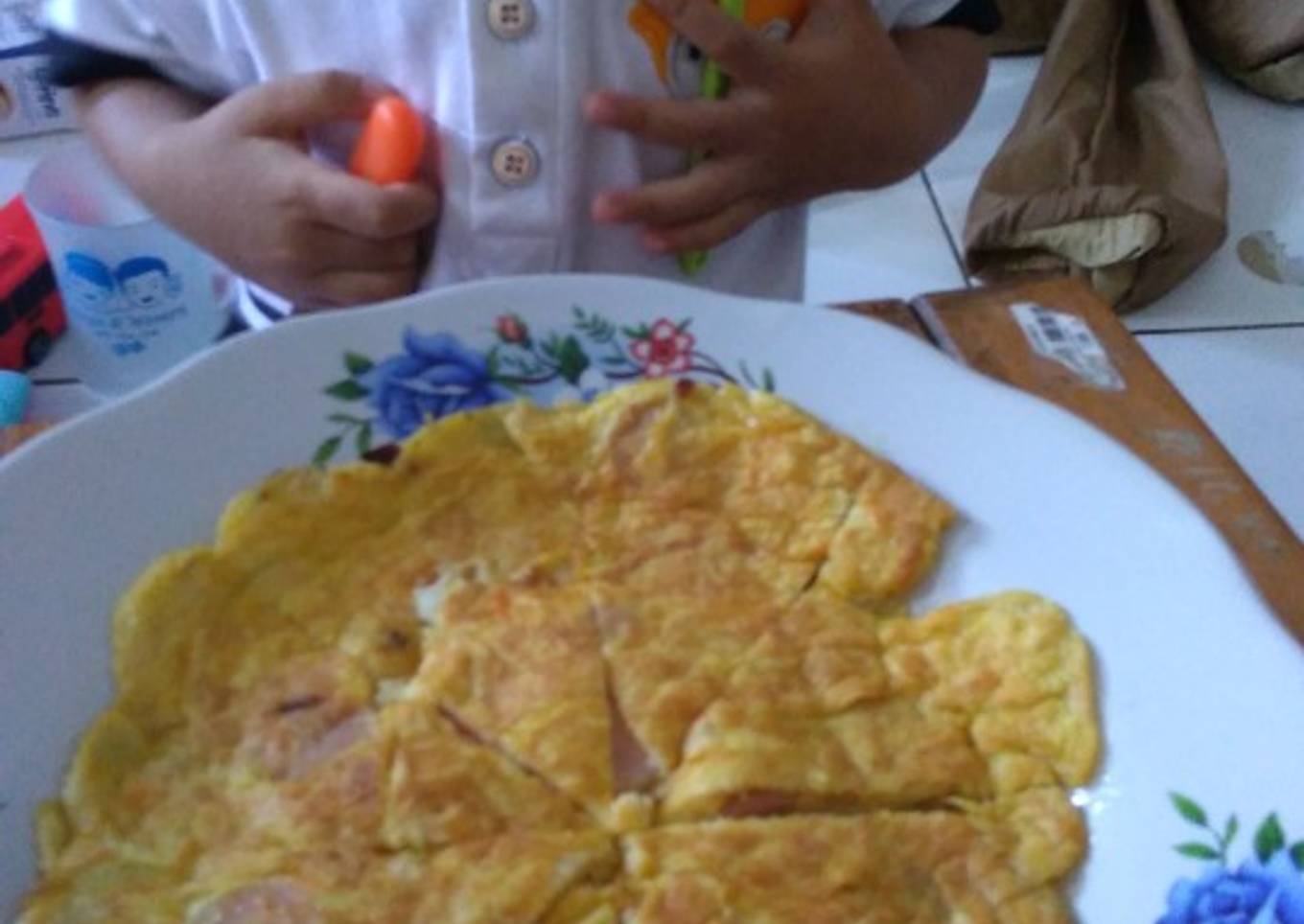 Piza telur simple MPASI