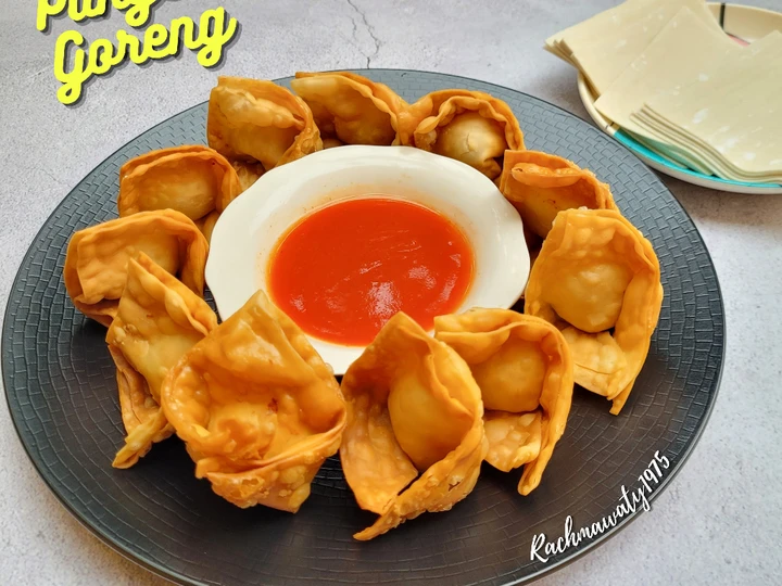 Cara Mudah Membuat Resep  242. Pangsit Goreng yang Sempurna, Enak Banget