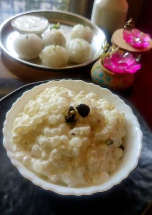A picture of Dahi Sabudana.