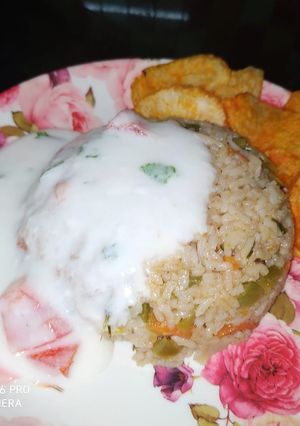A picture of South Indian style pulav.