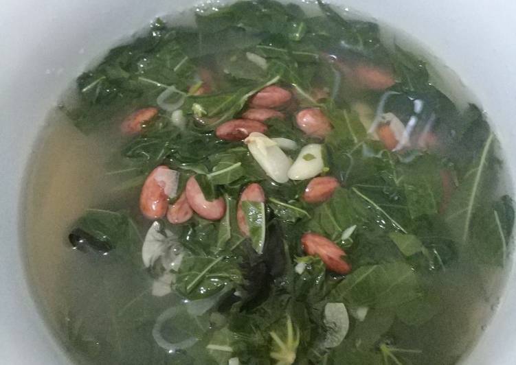Cara Gampang Membuat Sayur bening daun singkong yang Lezat